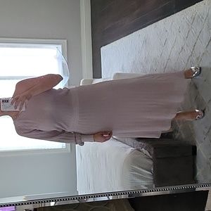WOMEN'S ZARA PINK SHIMMERY ONE SLEEVED COCKTAIL DRESS SIZE SMALL $120